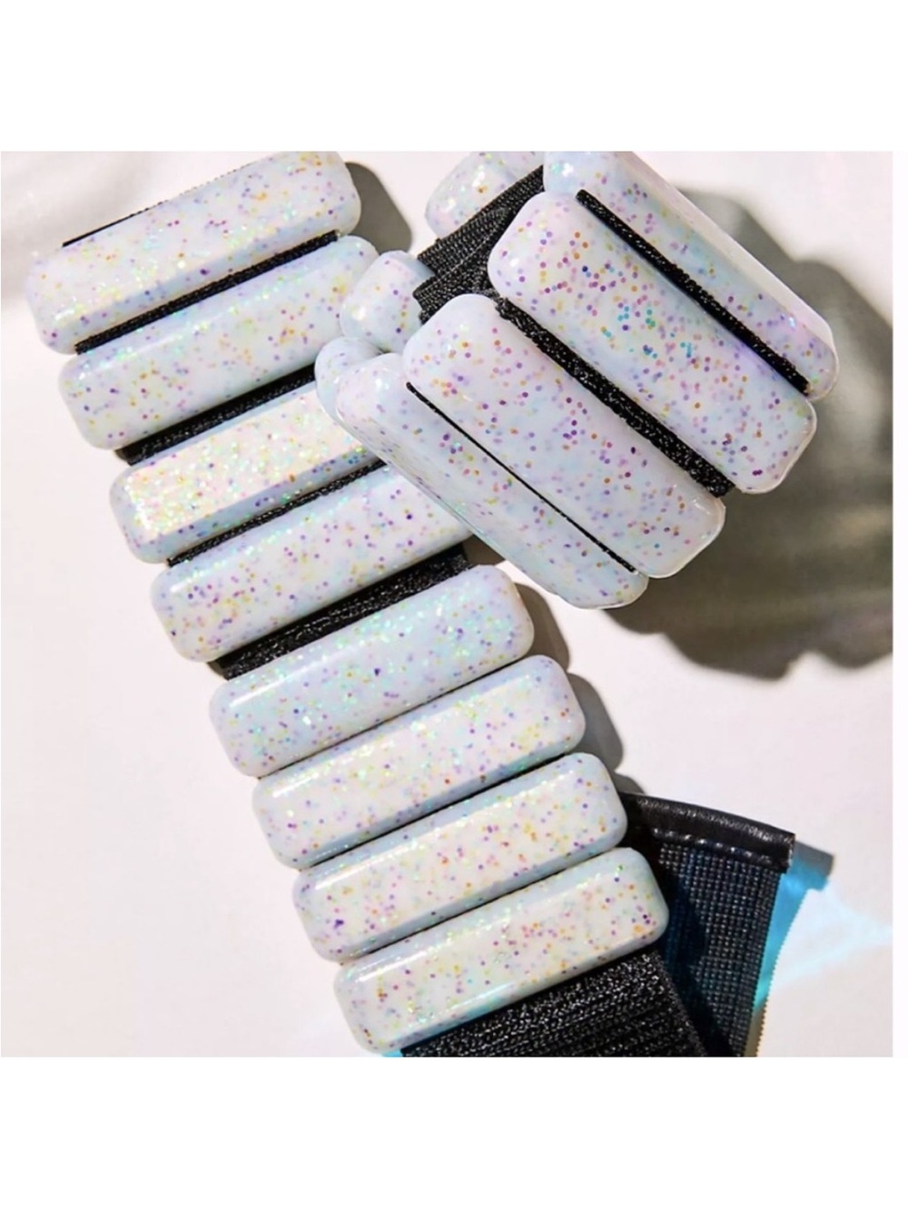 Bala Bangles Iridescent-Glittered Ankle and Wrist Weights